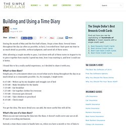 Building and Using a Time Diary