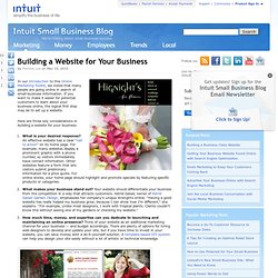 Building a Website for Your Business