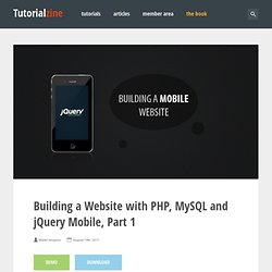 Building a Website with PHP, MySQL and jQuery Mobile, Part 1