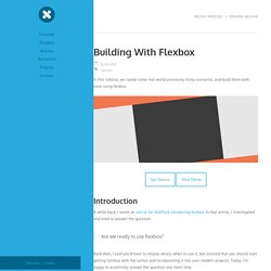 Building With Flexbox