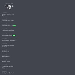 Building Your First Web Page - Learn to Code HTML