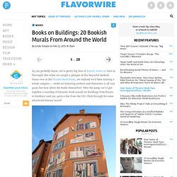 Books on Buildings: 20 Bookish Murals From Around the World
