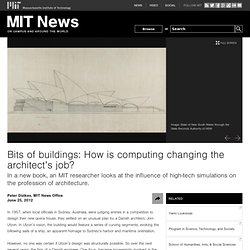 Bits of buildings: How is computing changing the architect’s job?