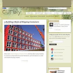 DIY Design Community « Keywords: shipping_containers, containers