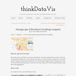 Average age of Brooklyn’s buildings mapped – thinkDataVis