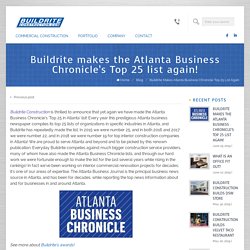 Buildrite Makes Atlanta Business Chronicle Top 25 List Again