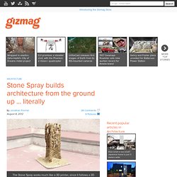 Stone Spray builds architecture from the ground up ... literally