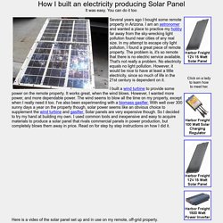 Building a Solar Panel