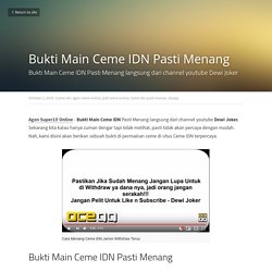 Bukti Main Ceme IDN Pasti Menang - Ceme idn agen ceme online judi ceme online Ceme idn pasti menan Oceqq