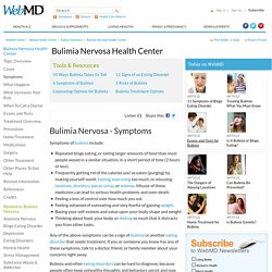 Bulimia Nervosa-Symptoms