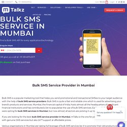 Bulk SMS Service Provider in Mumbai