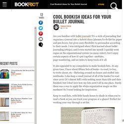 Bullet Journal Ideas for Books