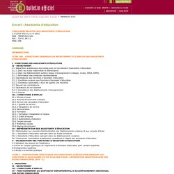 Bulletin officiel n°25 du 19 juin 2003 - encart