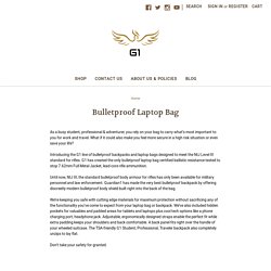 Best Bulletproof Laptop Bag