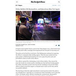 Firing at Man in Times Square, Police Wound Two Bystanders