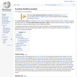 London bullion market - Wiki