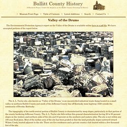 Bullitt County History - Valley of the Drums