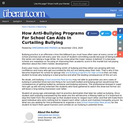 Anti Bullying Programs For High Schools