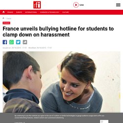 France unveils bullying hotline for students to clamp down on harassment