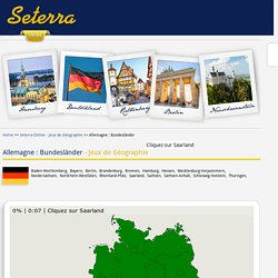 Allemagne : Bundesländer - Jeux de Géographie