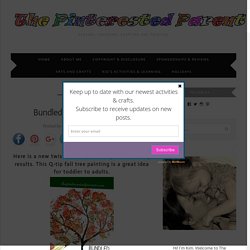 Bundled Q-Tip Autumn Tree – The Pinterested Parent