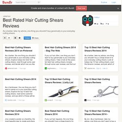 Best Rated Hair Cutting Shears Reviews