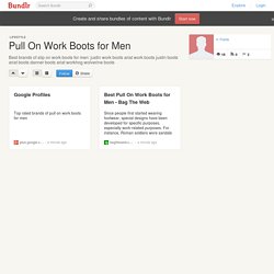 Pull On Work Boots for Men
