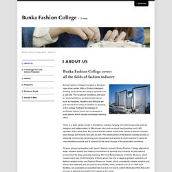 Bunka Fashion College｜About Us