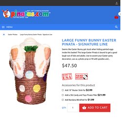 Funny Easter Bunny Pinata