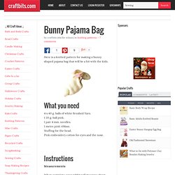 Bunny Pajama Bag