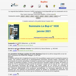 BupDoc : Sommaires