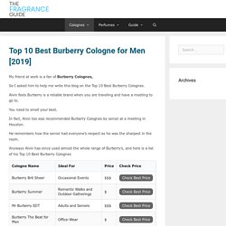 Top 10 Best Burberry Cologne for Men [2019] - TheFragranceGuide.com
