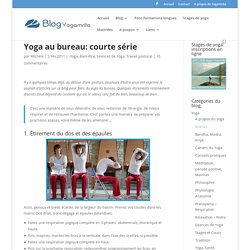 Yoga au bureau: courte série