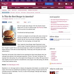 Is This the Best Burger in America? - Food on Shine