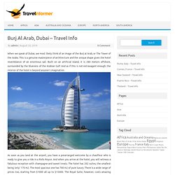 Burj Al Arab, Dubai – Travel Info