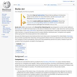 Burke Act
