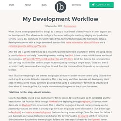 My Development Workflow
