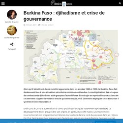Burkina Faso : djihadisme et crise de gouvernance