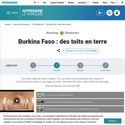 Burkina Faso : des toits en terre