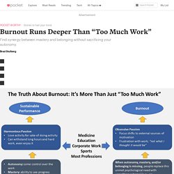 Burnout Runs Deeper Than “Too Much Work”