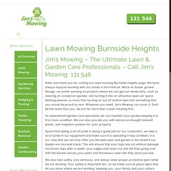 Lawn Mowing Burnside Heights - Gardening Services Burnside Heights