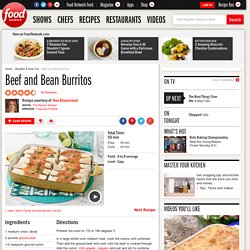 Beef and Bean Burritos Recipe : Ree Drummond