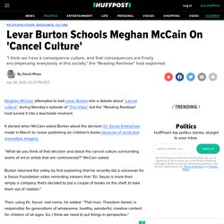 Levar Burton Schools Meghan McCain On 'Cancel Culture'