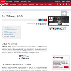 Bus PCI Express (PCI-E)