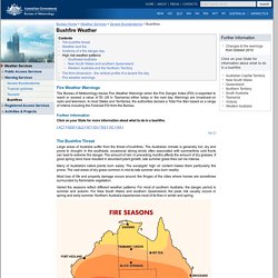 Bushfire Weather