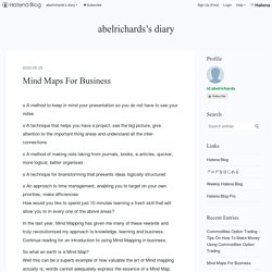Mind Maps For Business - abelrichards’s diary