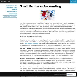 Small Business Accounting – ecountable