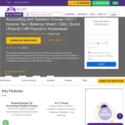 Business Accounting and Taxation Course (GST