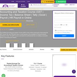 Business Accounting and Taxation Course (GST