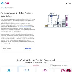 Upgrade your Instant Business loan online with Clix Capital